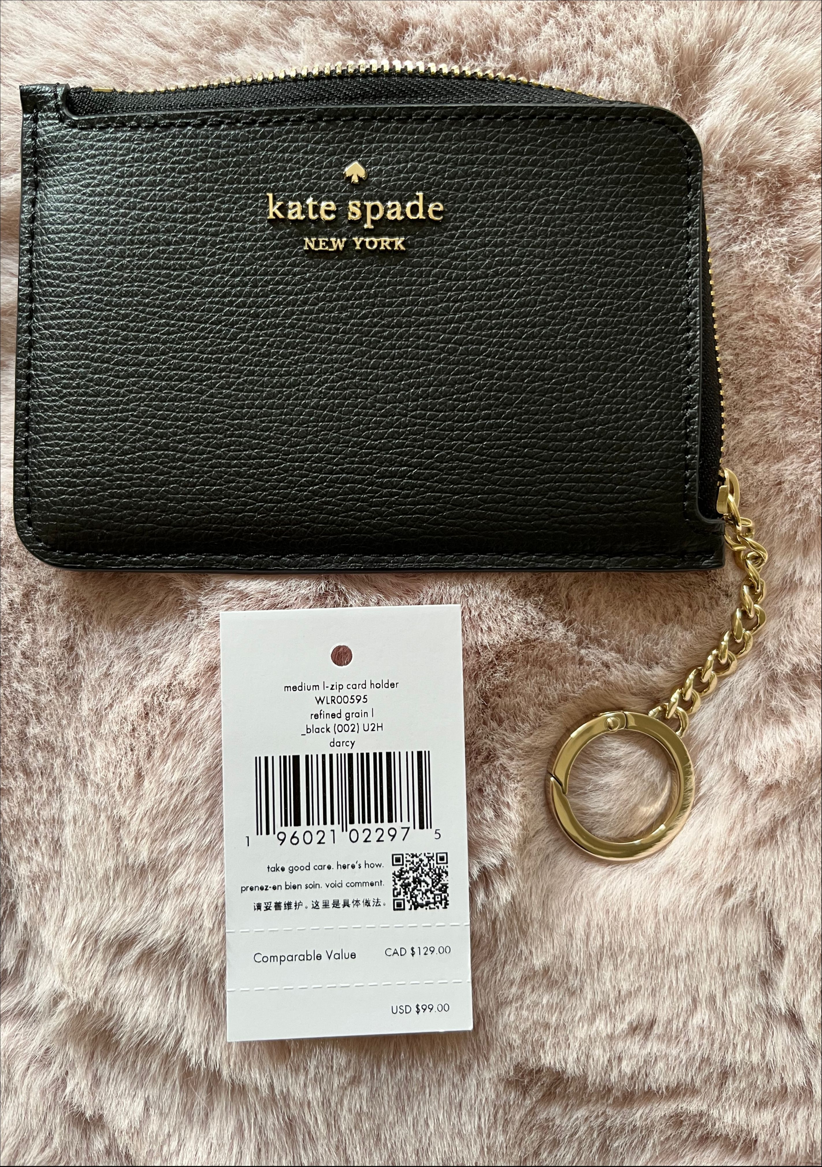 Kate Spade Zip Card Holder 